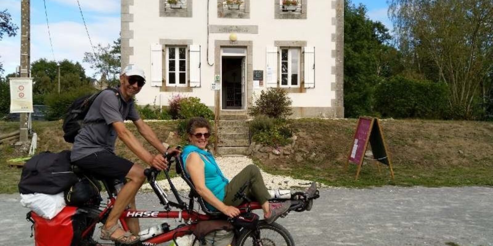 couple à vélo