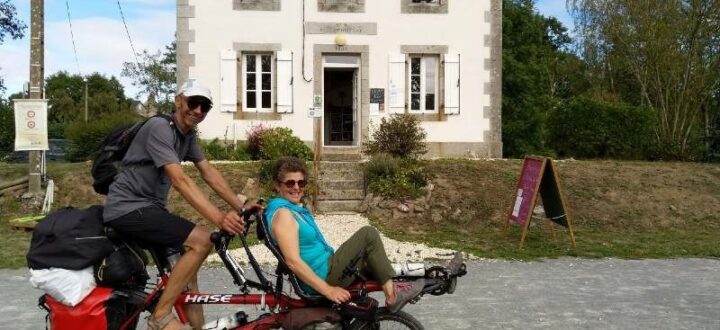 couple à vélo