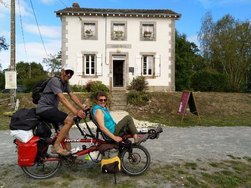 couple à vélo