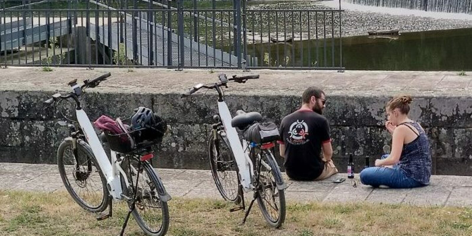 couple à vélo