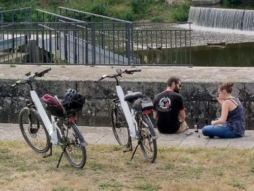 couple à vélo